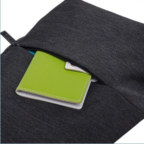 NWOT Gray lightweight unisex sling crossbody bag - Picture 4 of 6